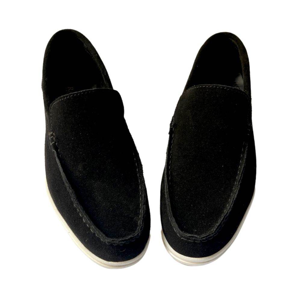 Black leather Loro Piana 1 - The Raphael Store