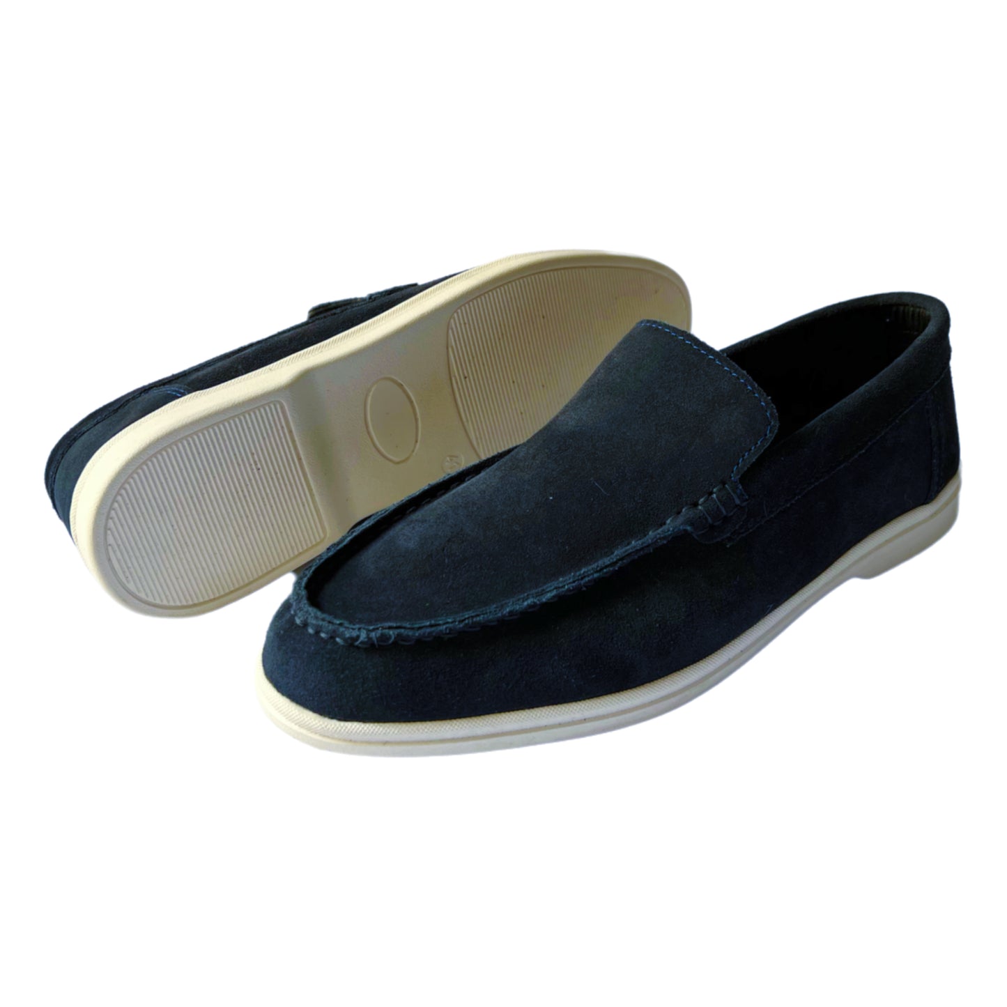 Blue Leather Loro Piana