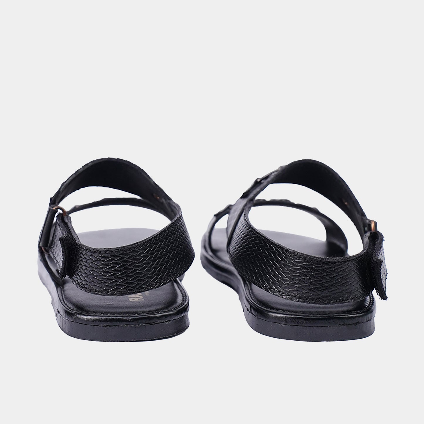 Men's Premium Leather Sandal - Art No-BLK 321