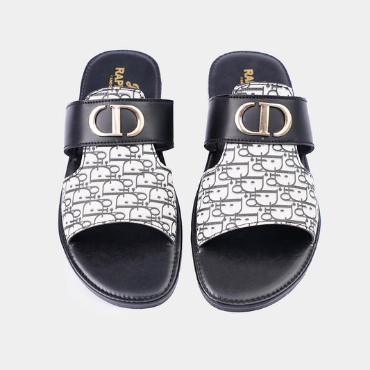 Premium Men's Slipper - Art No-305 BLK