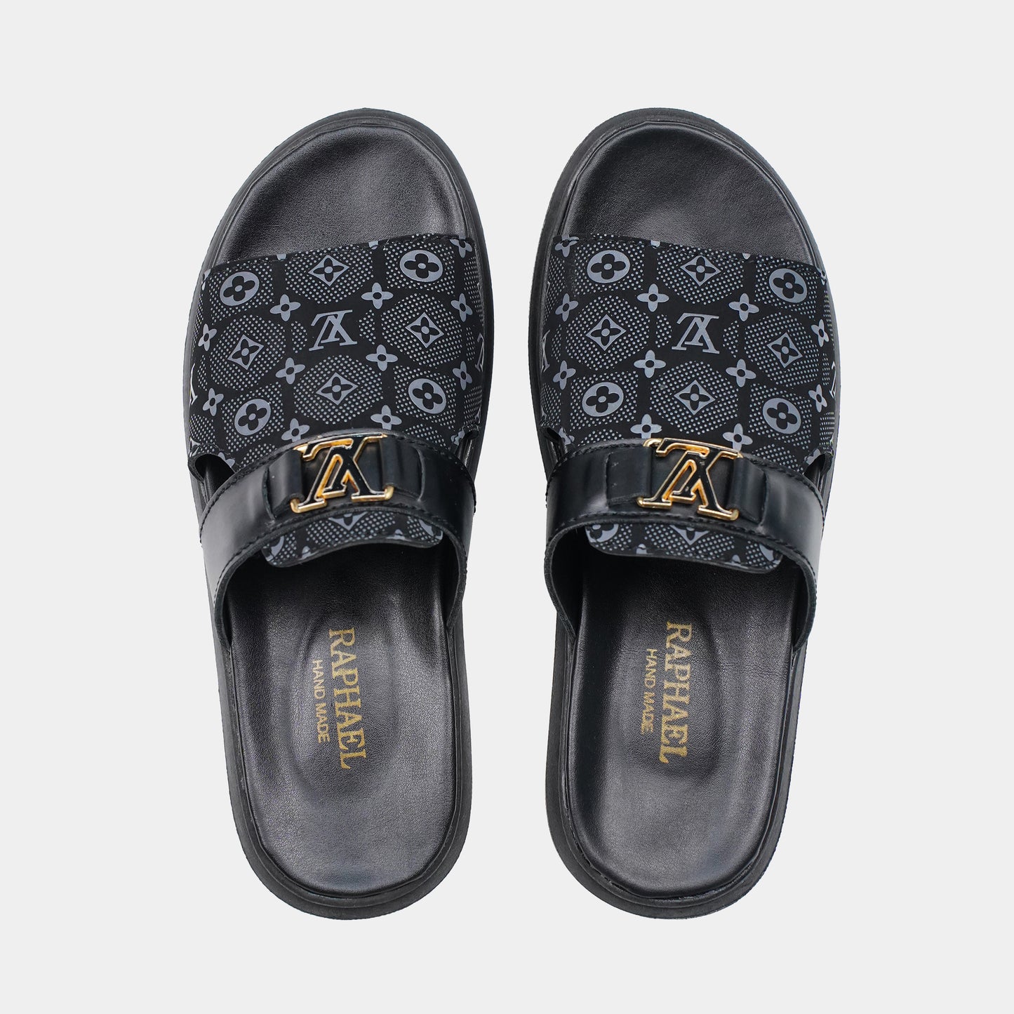 Premium Men's Slipper - Art No-306 BLK